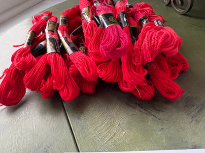 RED EMBROIDERY THREAD
