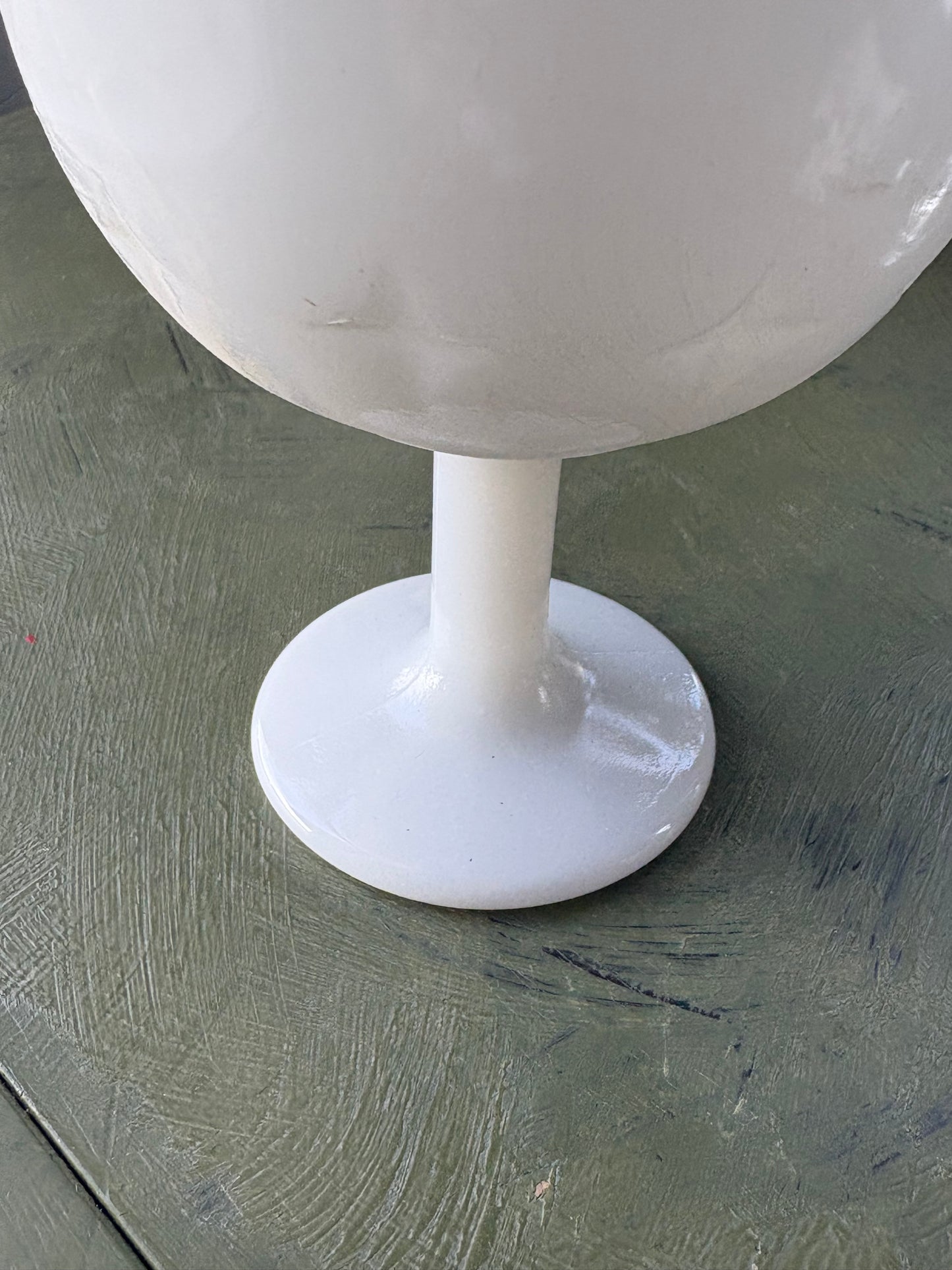 MILK GLASS GOBLET