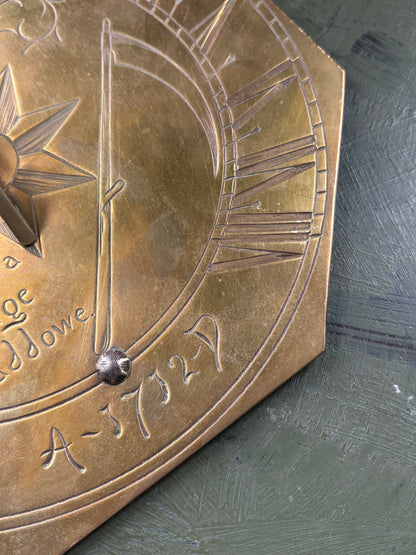 BRASS SUNDIAL