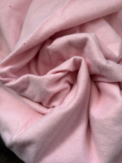 PINK FLEECE FABRIC 60" x 60"