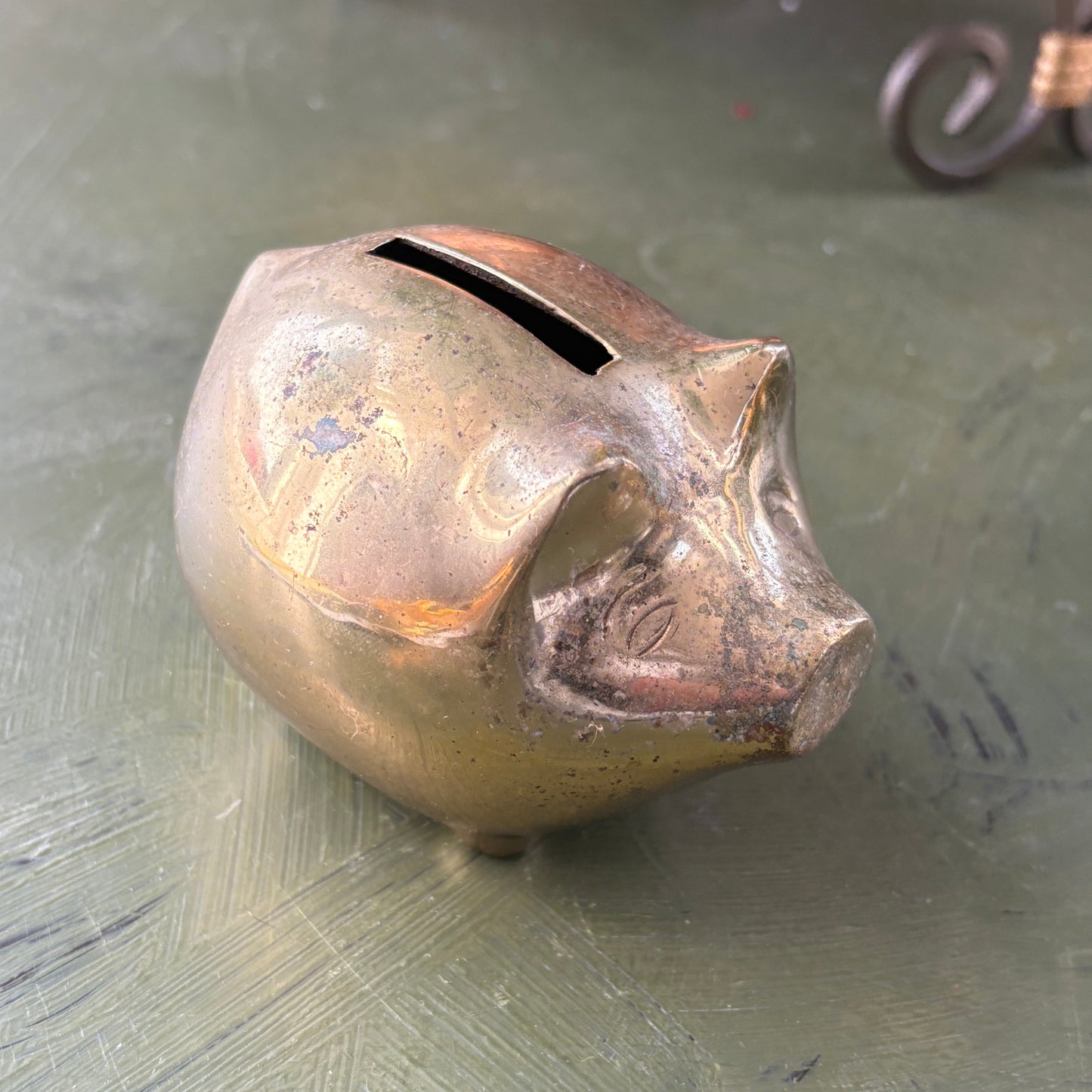 BRASS PIGGY BANK