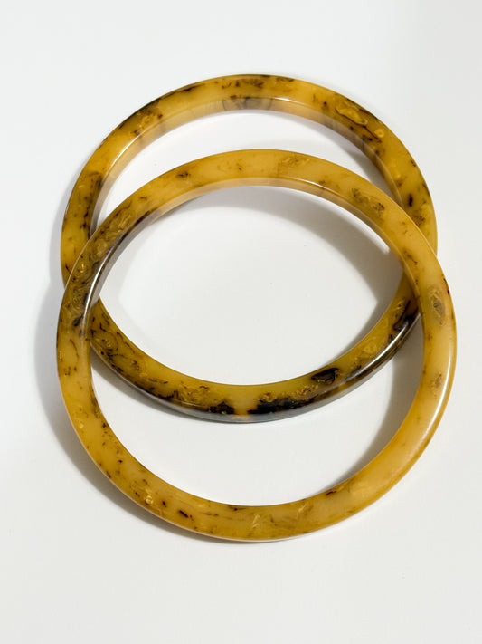 TORTOISE SHELL BANGLES