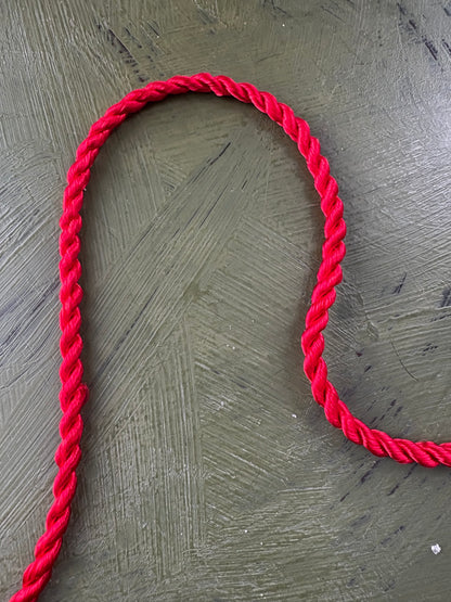 RED CRAFT CORD - by the meter