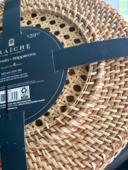 WICKER PLACEMATS