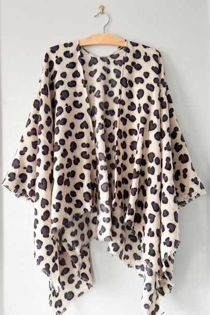 LEOPARD PONCHO