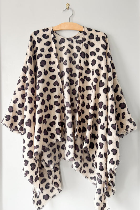LEOPARD PONCHO