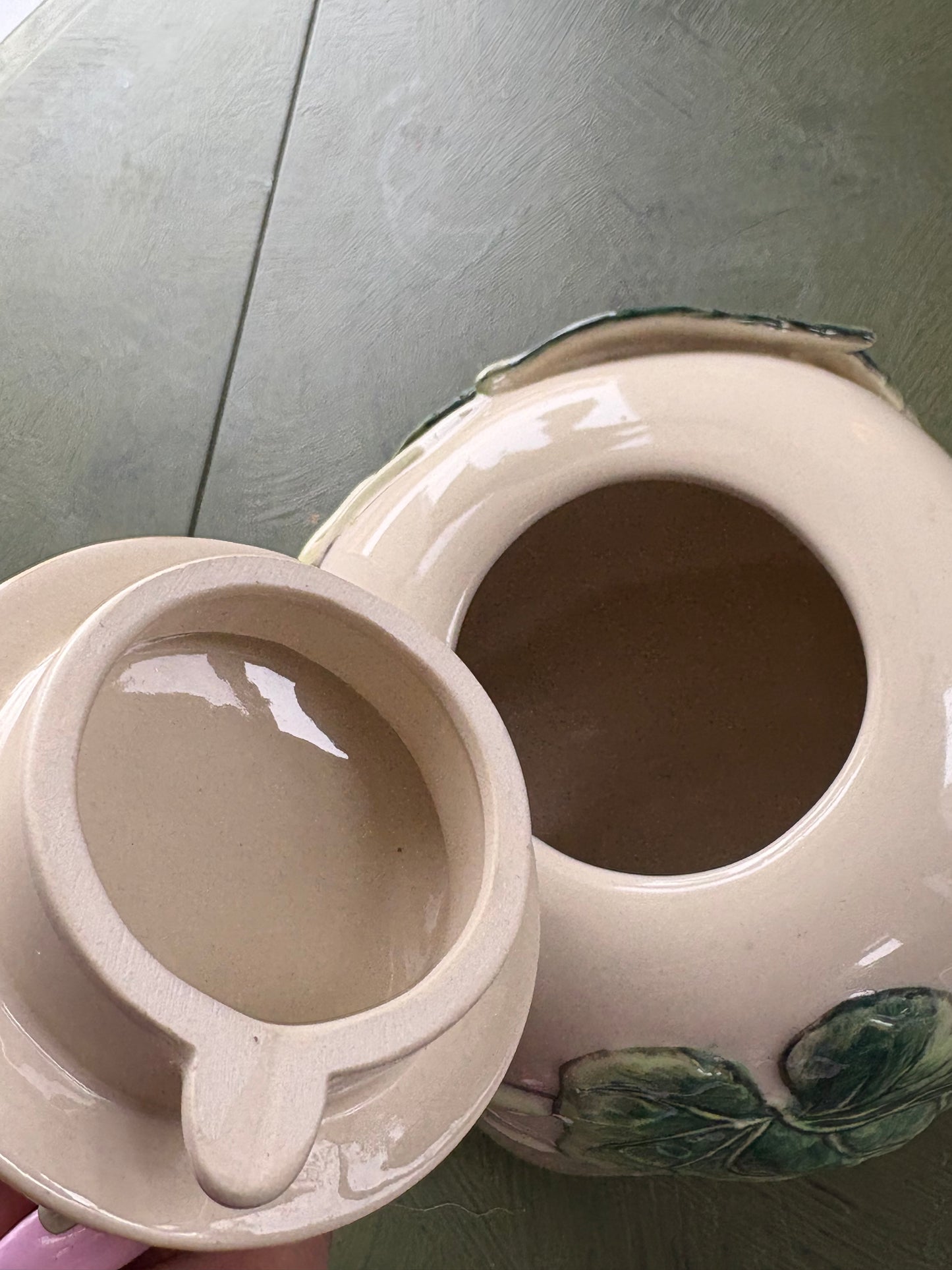 FITZ & FLOYD CERAMIC TEAPOT