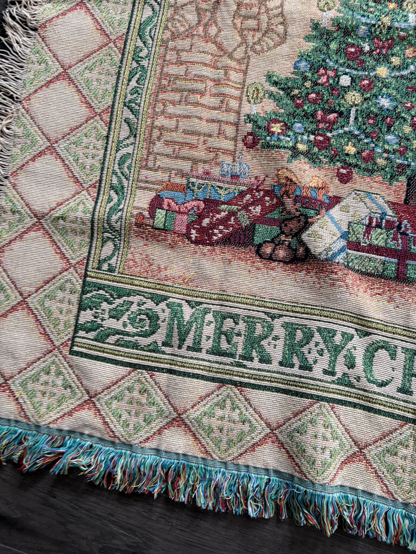 XMAS TAPESTRY BLANKET