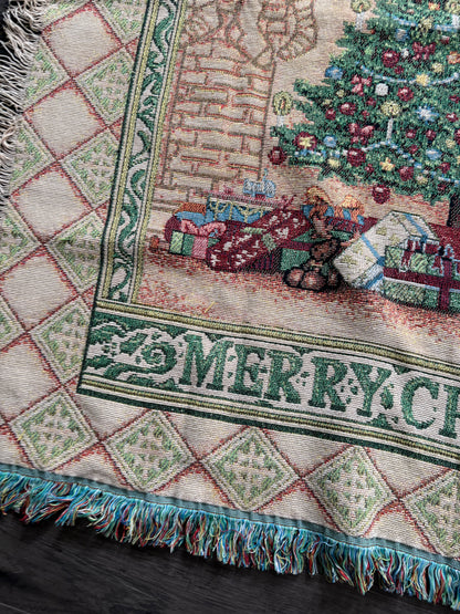 XMAS TAPESTRY BLANKET