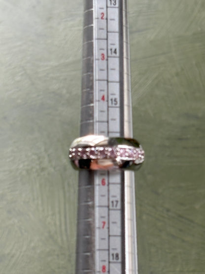 SWAROVSKI CRYSTAL RING - SZ. 5.5