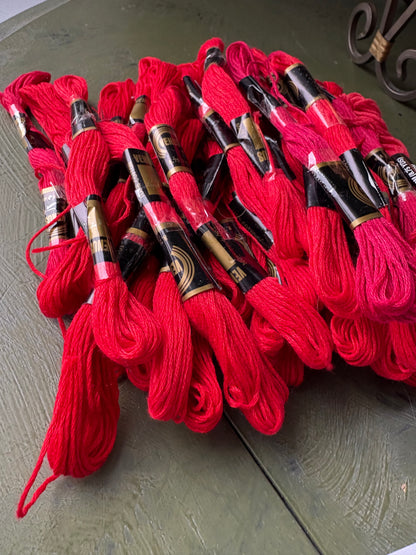 RED EMBROIDERY THREAD
