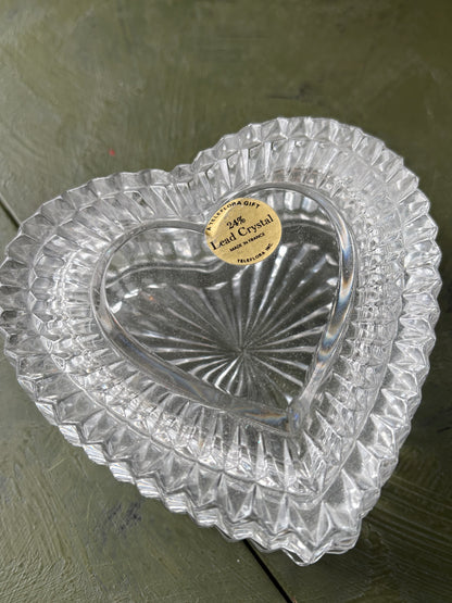CRYSTAL HEART TRINKET BOX