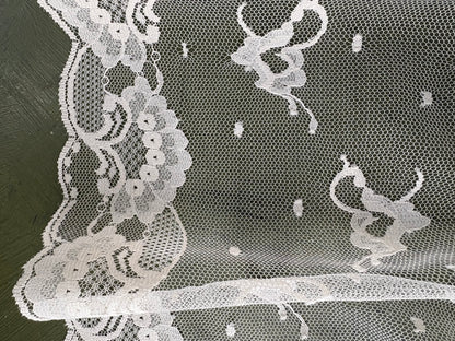 WHITE LACE - 10" x 2m