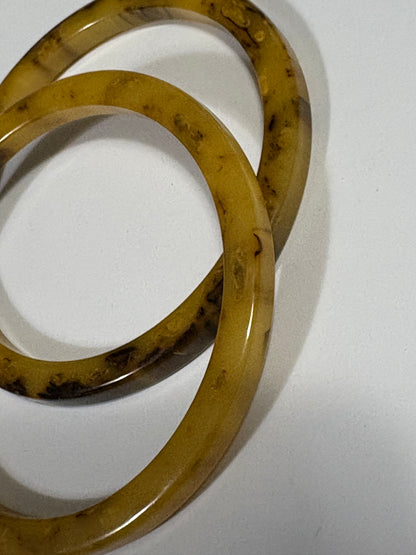 TORTOISE SHELL BANGLES
