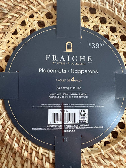 WICKER PLACEMATS