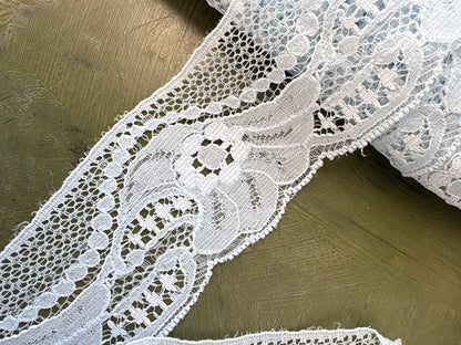 BLUE LACE TRIM - by the meter