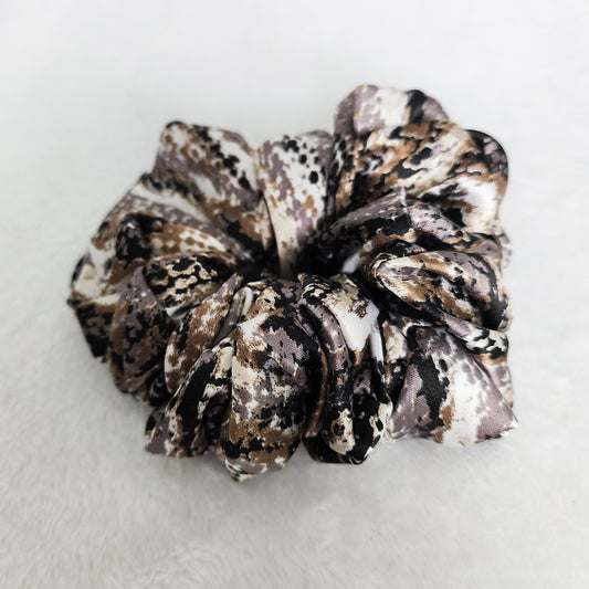 SNAKE SATIN SCRUNCHIE