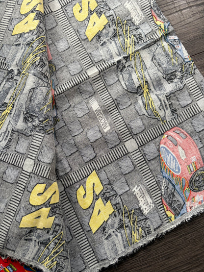 RACECAR FABRIC 18"x34"