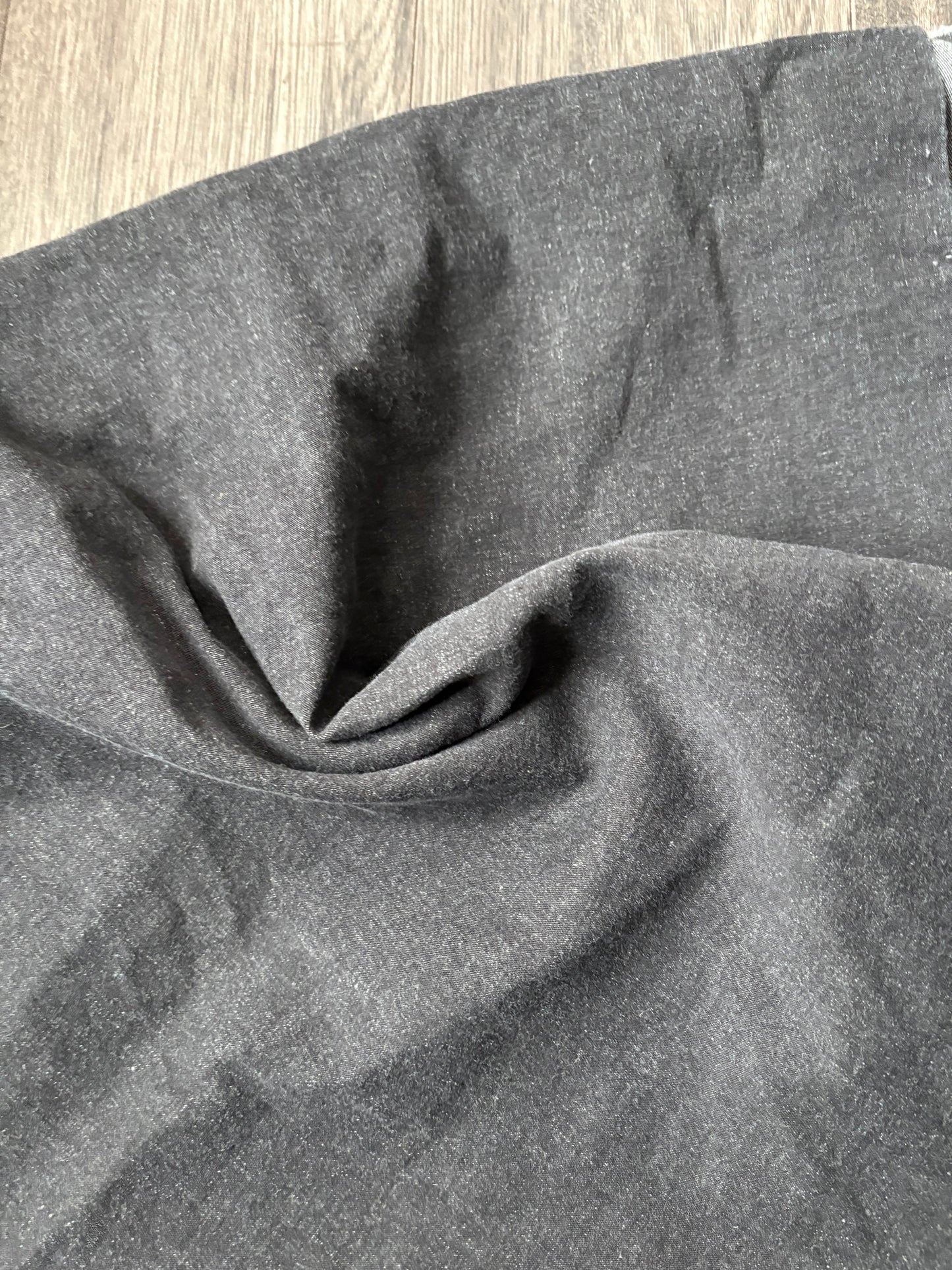 BLACK/GREY DENIM FABRIC 50" x 38"