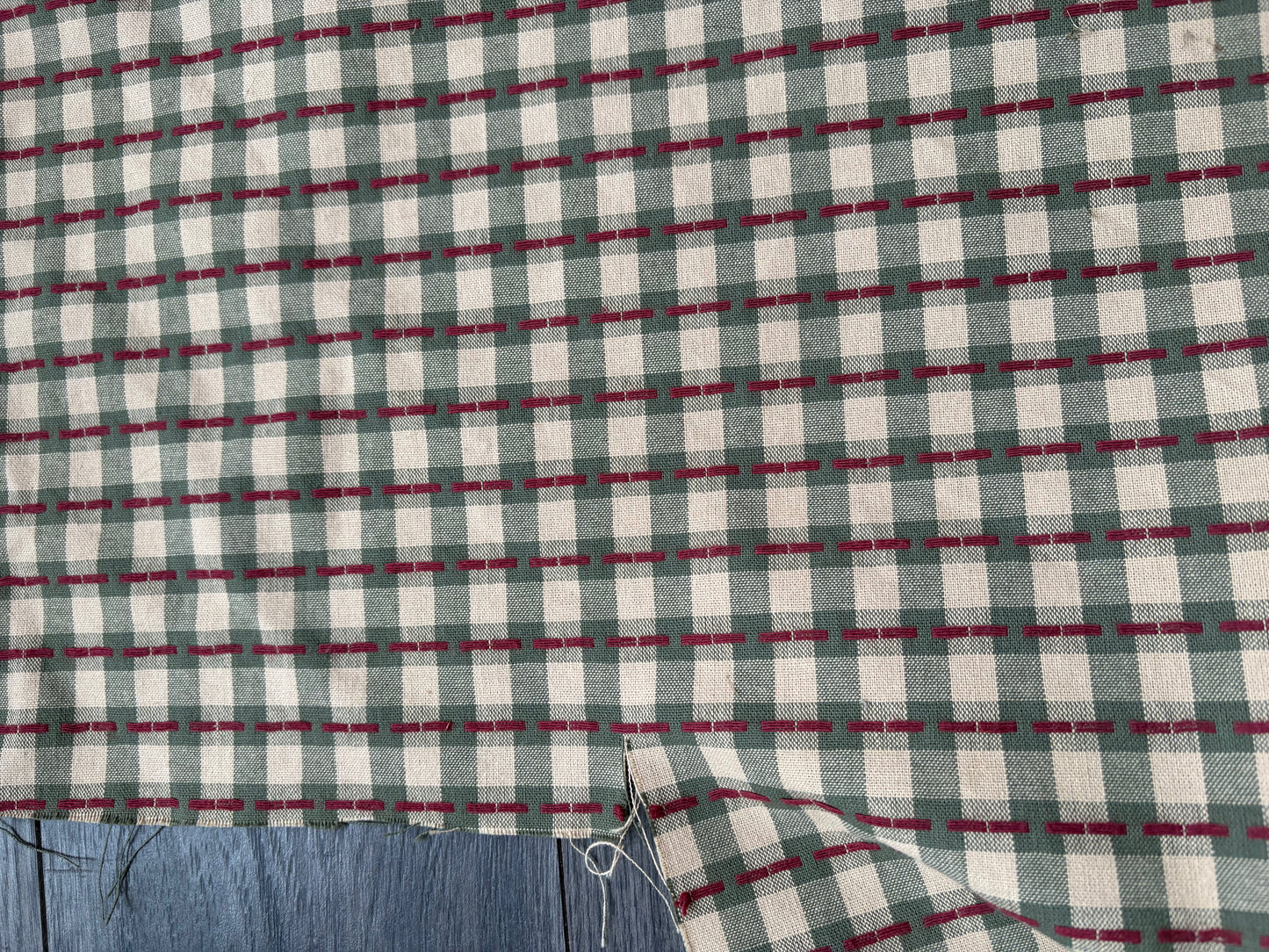 PLAID UPHOLESTRY FABRIC - by the meter
