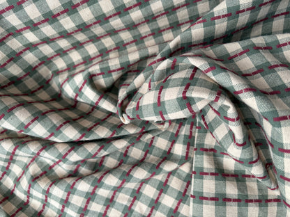 PLAID UPHOLESTRY FABRIC - by the meter