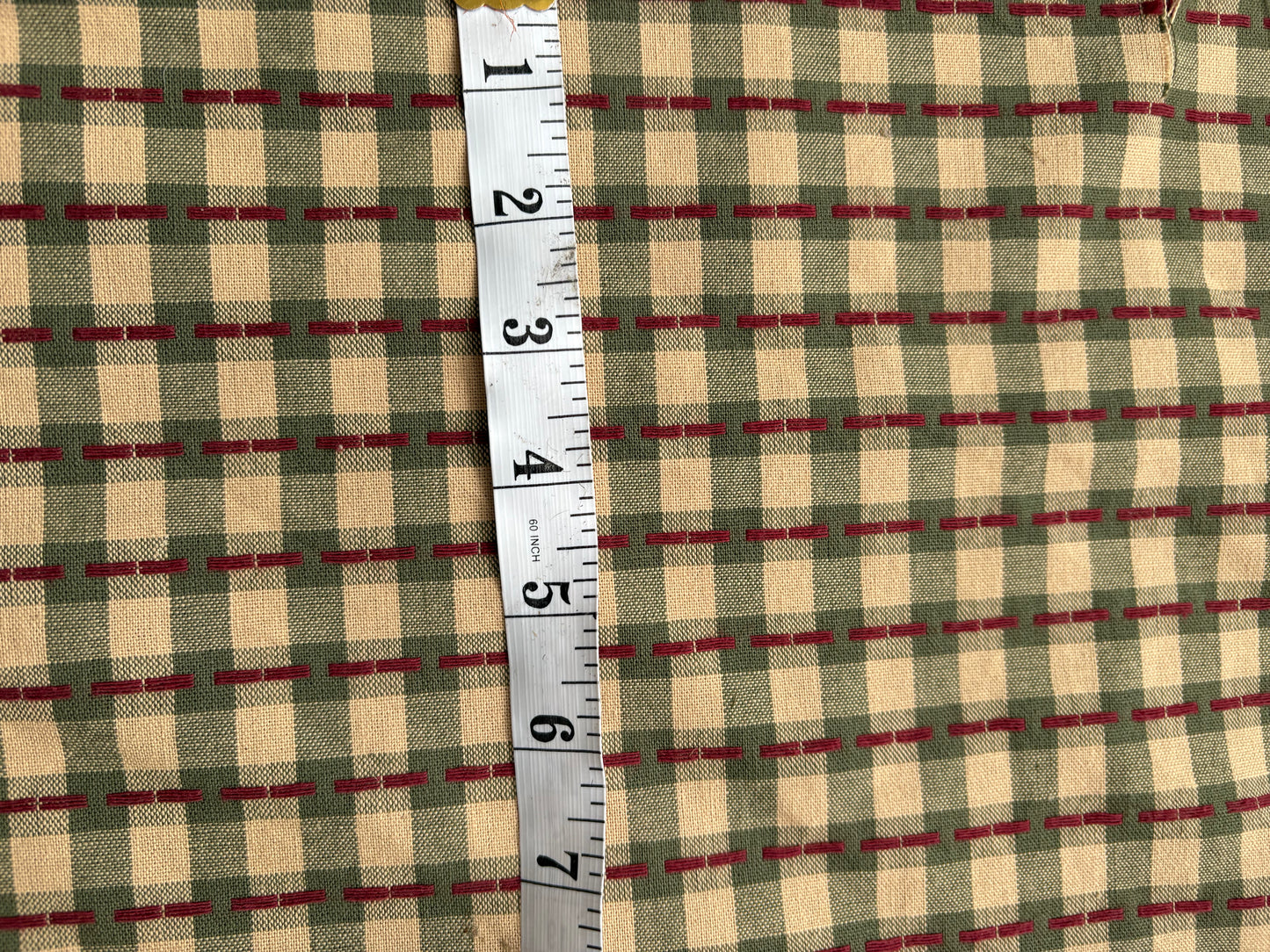 PLAID UPHOLESTRY FABRIC - by the meter