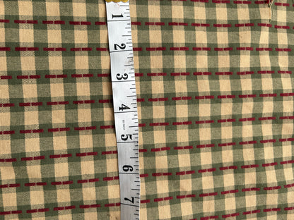 PLAID UPHOLESTRY FABRIC - by the meter
