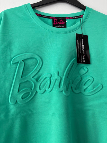 GREEN BARBIE SWEATER DRESS - MED