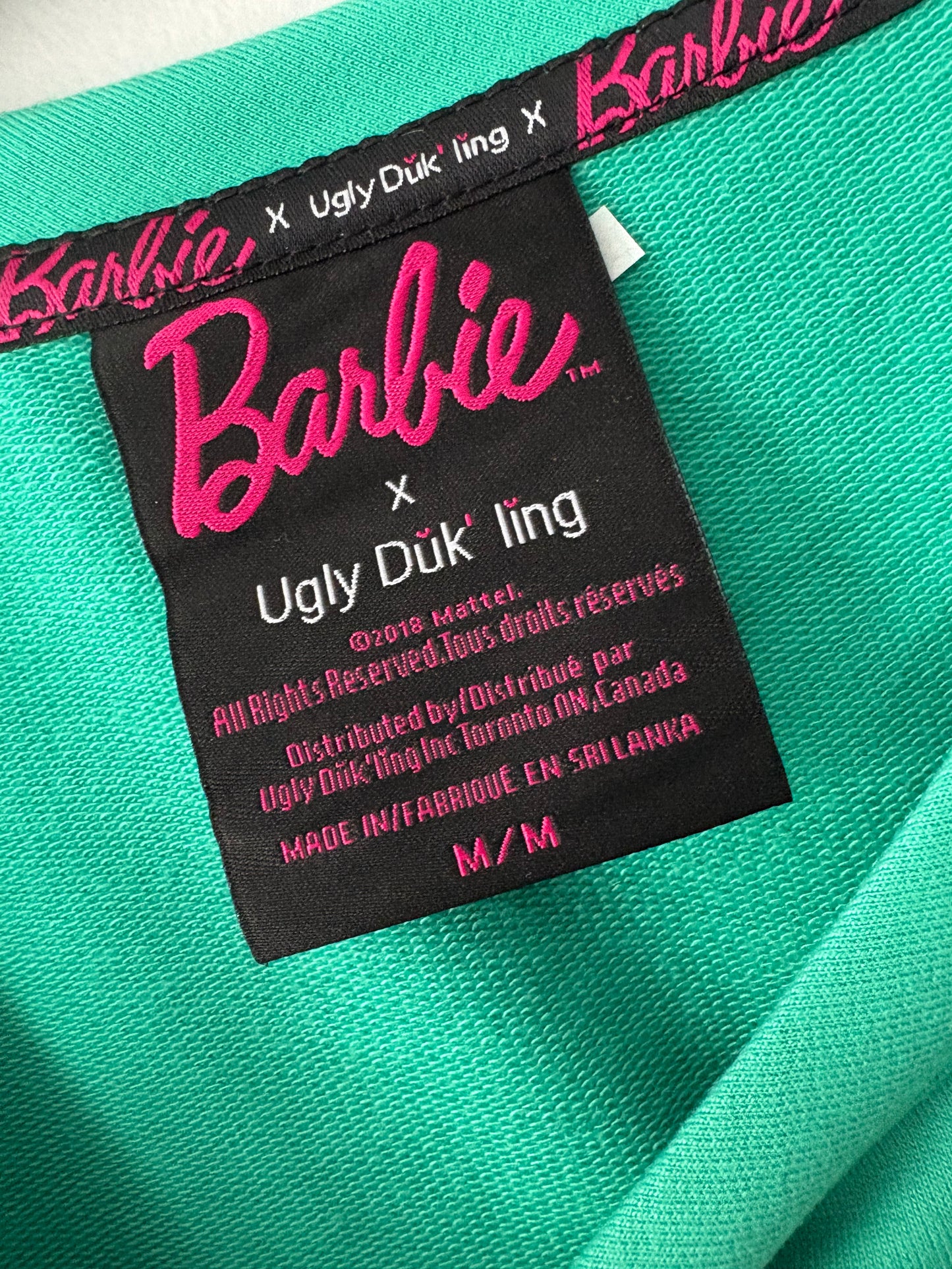 GREEN BARBIE SWEATER DRESS - MED