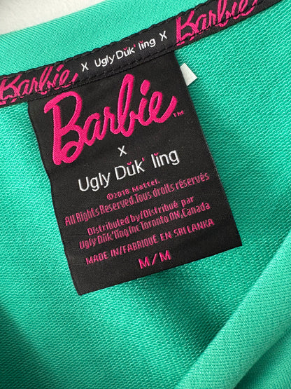 GREEN BARBIE SWEATER DRESS - MED