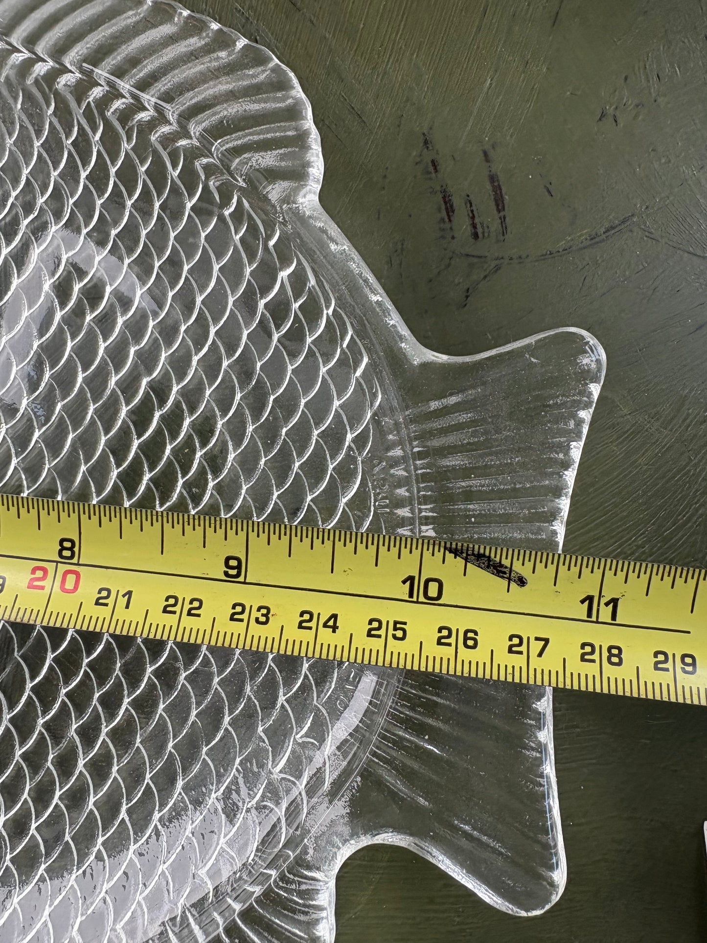 CRYSTAL FISH DISH
