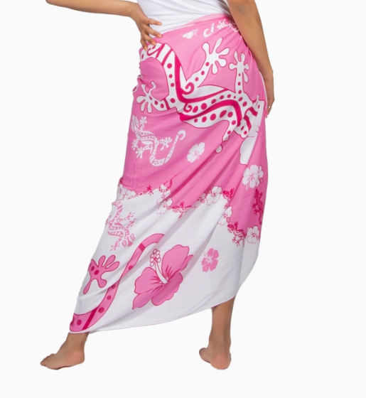 PINK GECKO SARONG